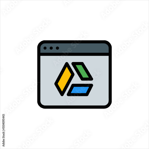 vector illustration of a icon