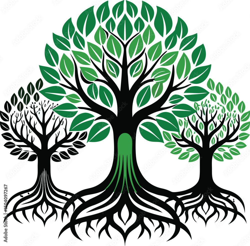 Fototapeta premium tree with roots