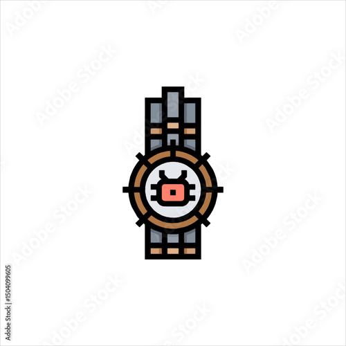 poker chips vector illustration
