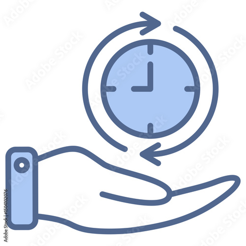 Service Availability Blue Icon