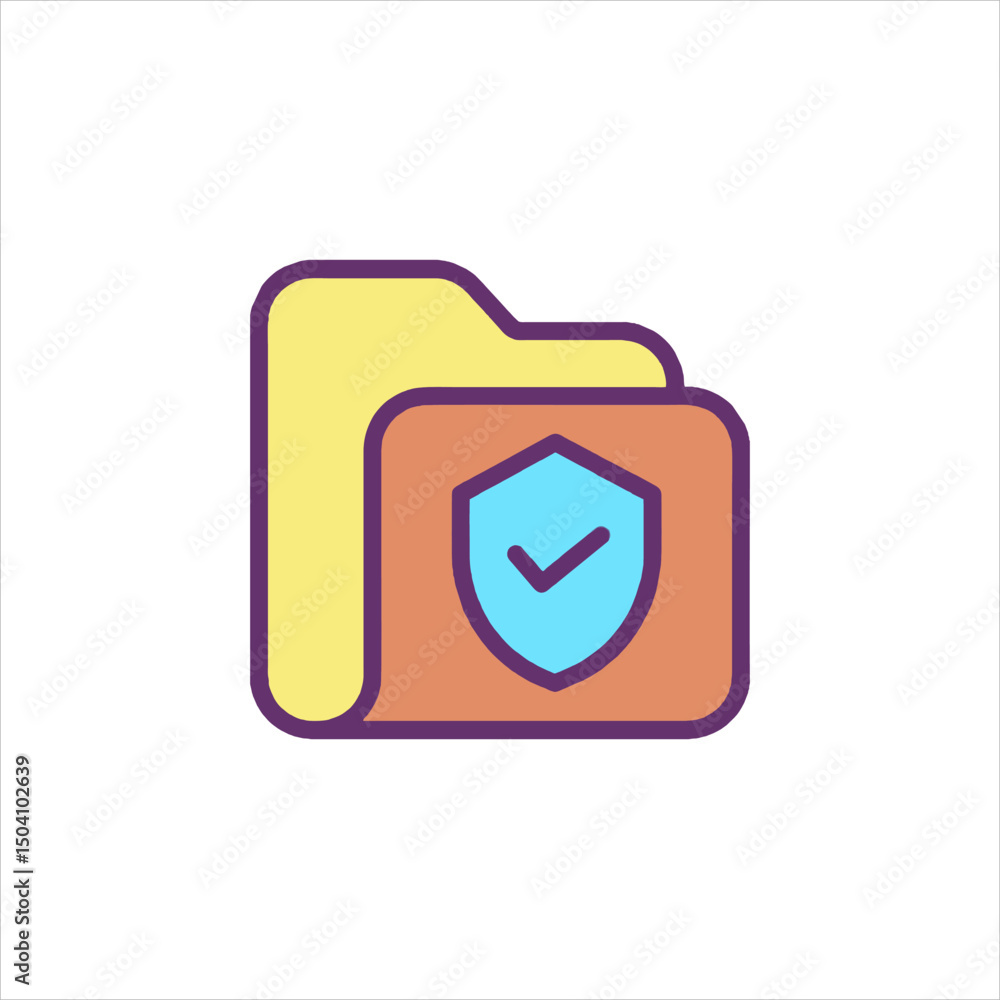 folder icon on white background folder icon on white background