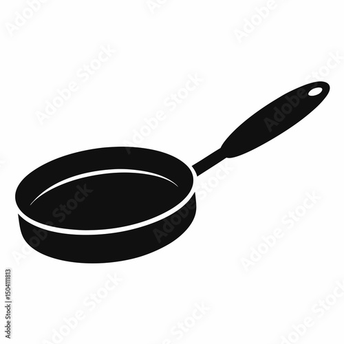 frying pan isolated on white
