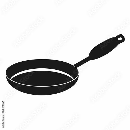 frying pan isolated on white