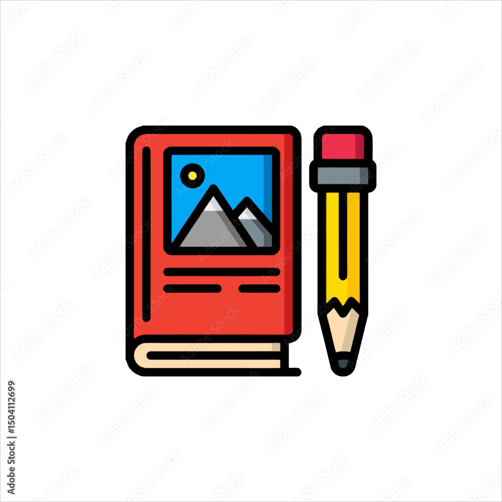 Obraz premium pencil and eraser