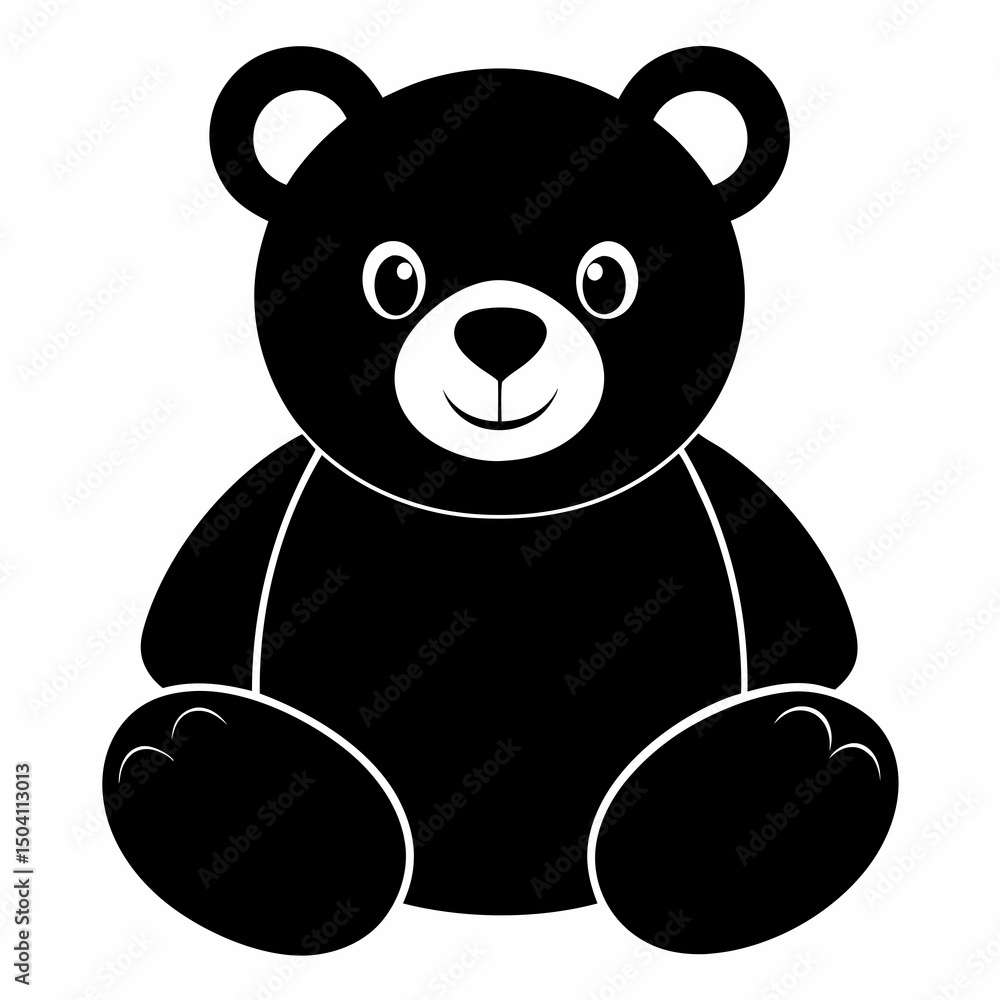 Fototapeta premium teddy bear vector illustration