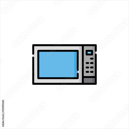 tv set isolated on white
