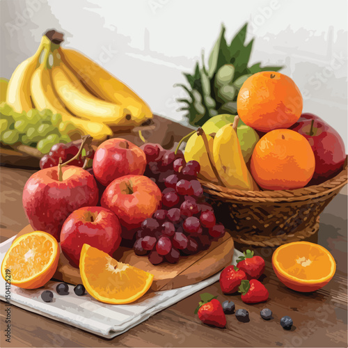 fruits on a plate