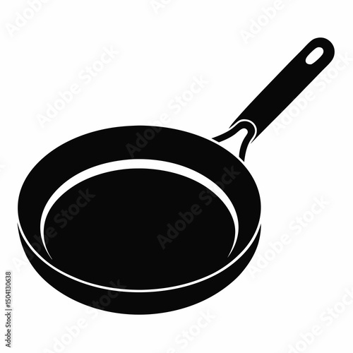frying pan isolated on white