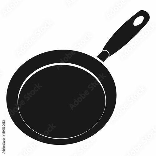frying pan isolated on white