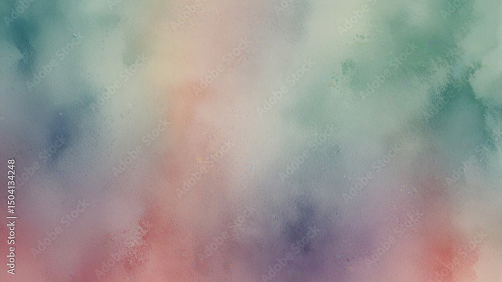 Fototapeta premium Soft Watercolor Texture Background with Pastel Shades, Elegant and Minimalist Design