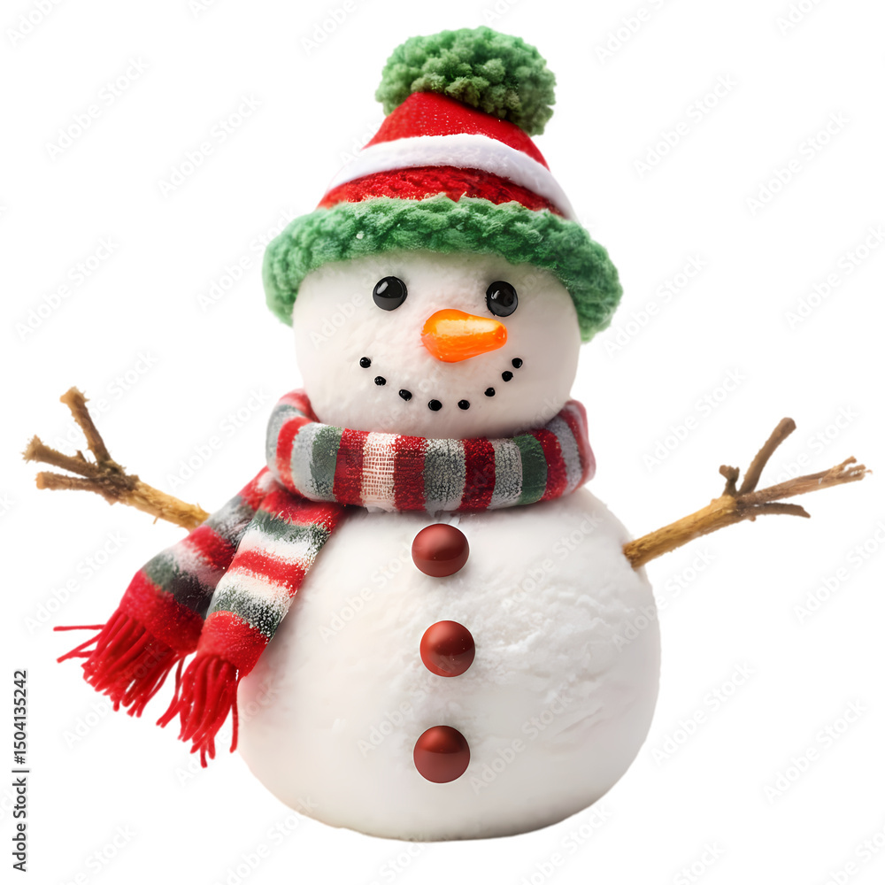 Adorable Knit Hat Snowman Ornament Adorable Knit Hat Snowman Ornament