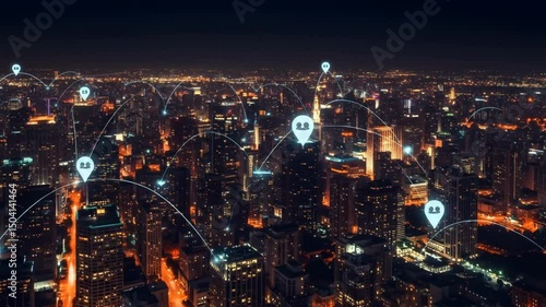 Wallpaper Mural fireworks over the city Torontodigital.ca