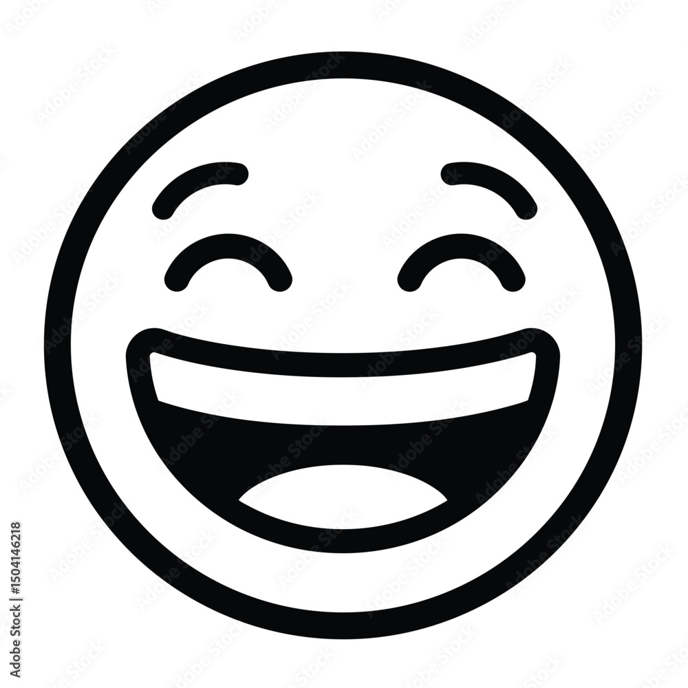 smile face icon illustration smile face icon illustration