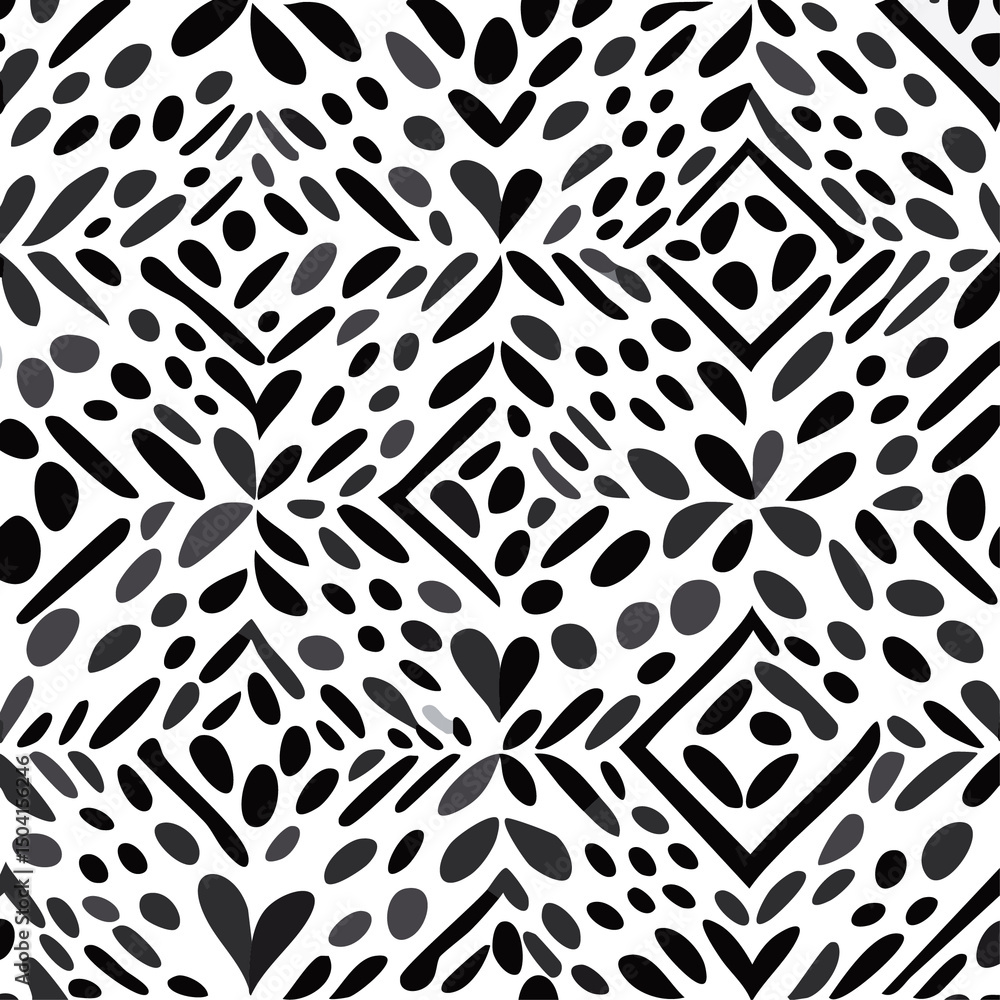 black and white seamless pattern black and white seamless pattern