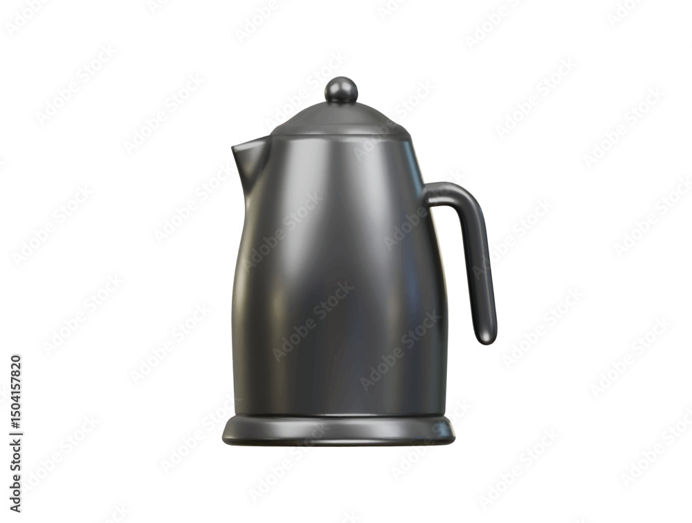 electric kettle icon 3d illustration render electric kettle icon 3d illustration render