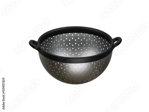 colander icon 3d illustration render