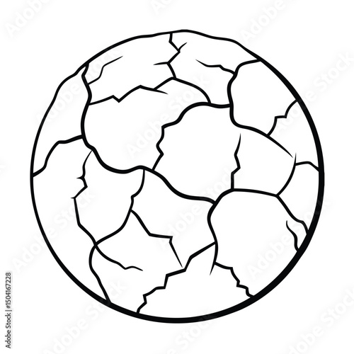 Cracked Earth Texture Background