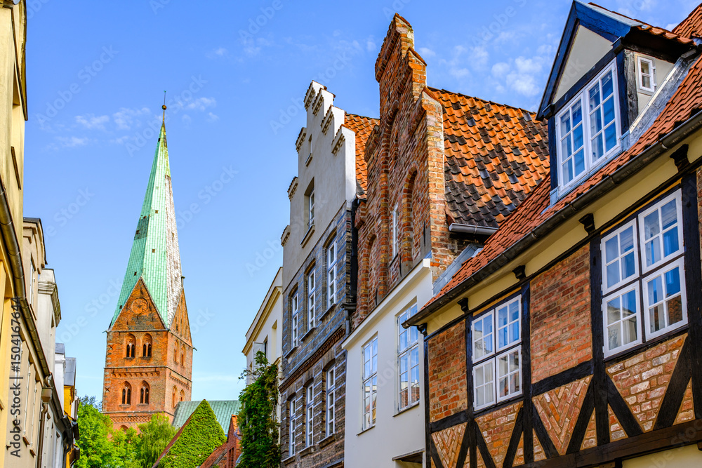 custom made wallpaper toronto digitalhistoric buildings at the olt town of Luebeck - germany