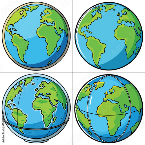 earth illustrations