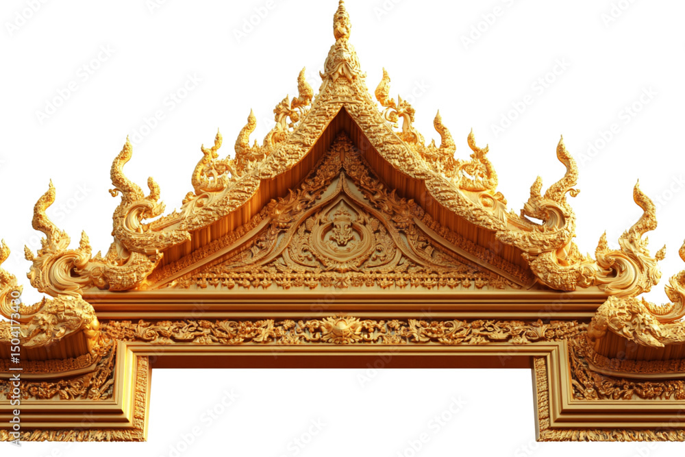 Naklejka premium gold picture frame