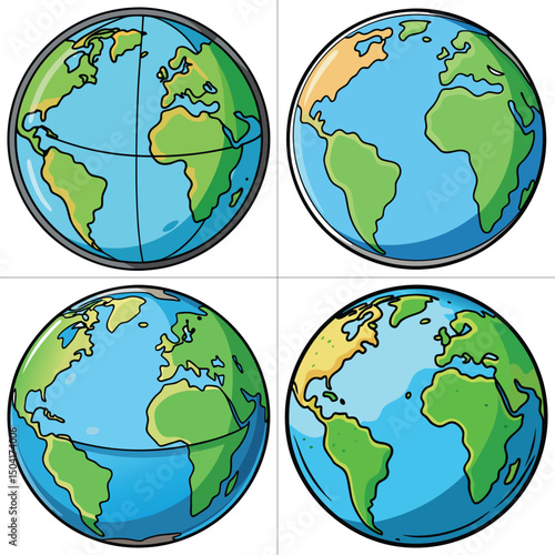 earth illustrations