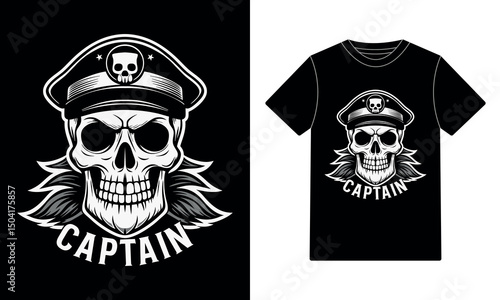 Captain t-shirt design