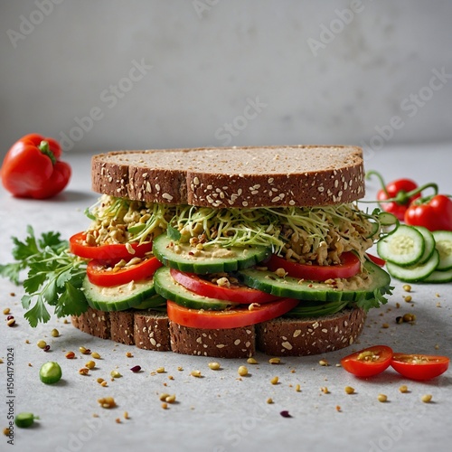 sandwich with vegetables