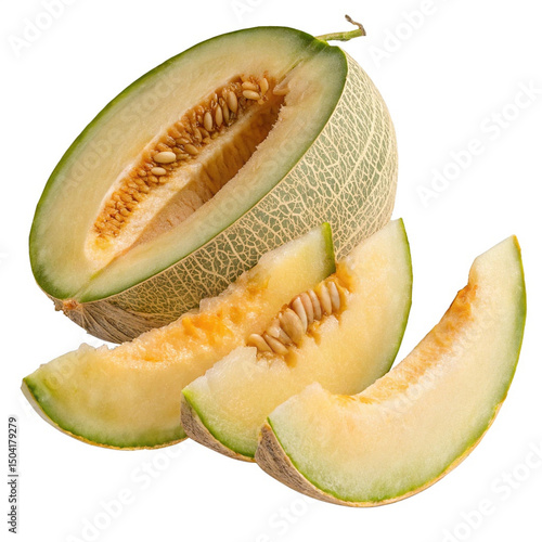 Wallpaper Mural melon isolated on white background Torontodigital.ca