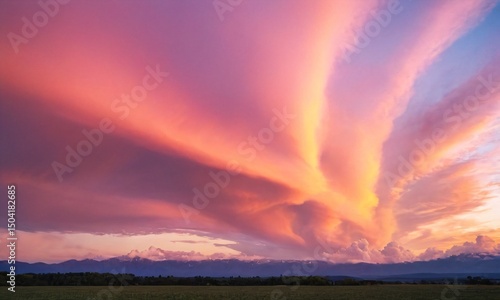 붉은노을,하늘풍경,멋있는구름