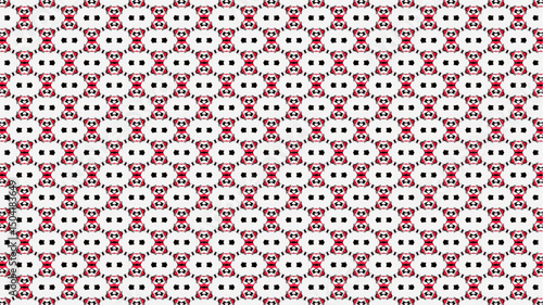 seamless motif tiles pattern design background vector.