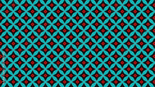 seamless motif tiles pattern design background vector.