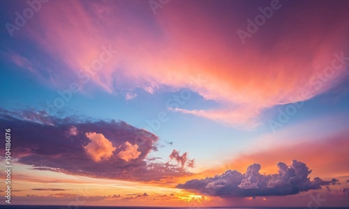 멋진구름이 있는 하늘,석양 구름 노을이 멋지다