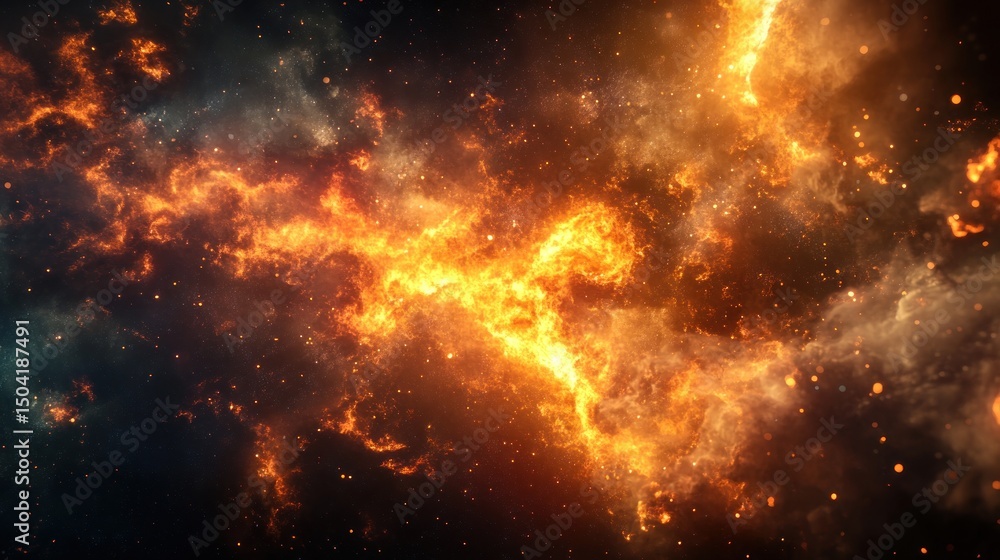 Obraz premium Abstract nebula