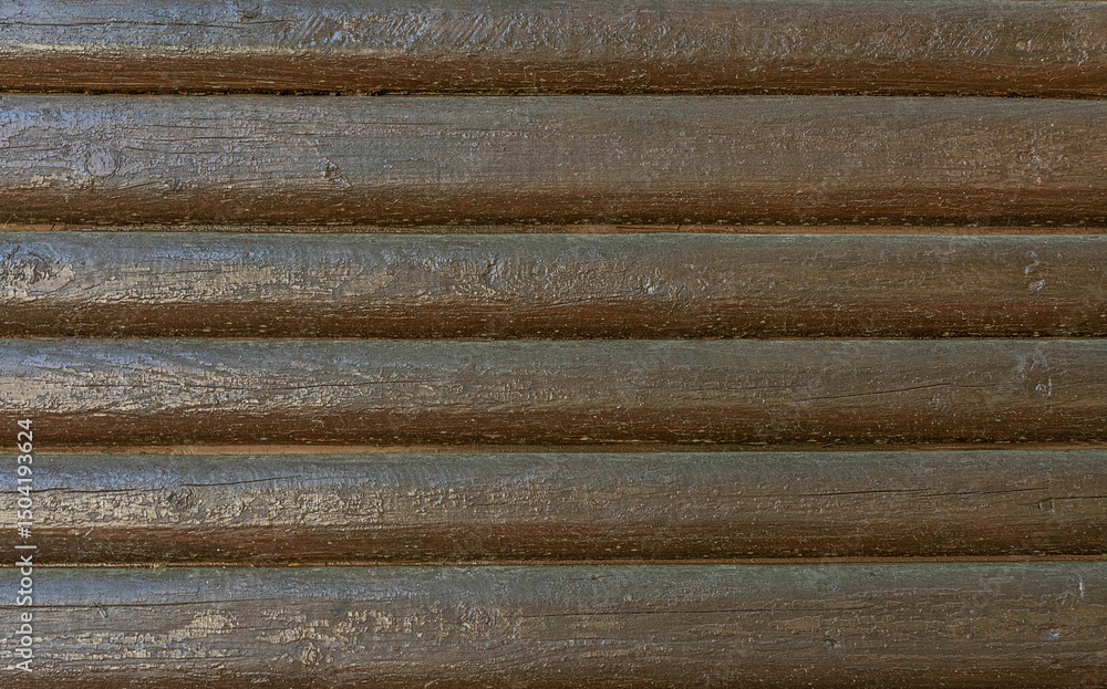 Fototapeta premium Wooden Log Wall Texture