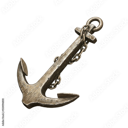 Anchor isolated on transparent background