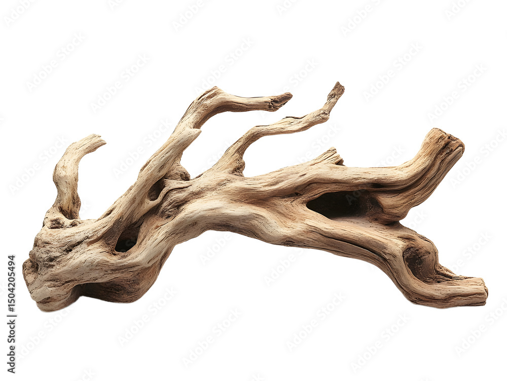 Fototapeta premium Intricate Driftwood Piece for Home Decor
