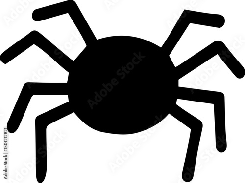 spider black and white 
