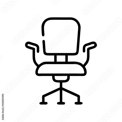 office chair vector illustration
