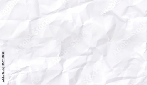 close up white crumpled paper background. white crumpled paper texture background