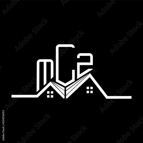 MLZ Real State logo design, MLZ simple and modern logo. MLZ luxurious alphabet design