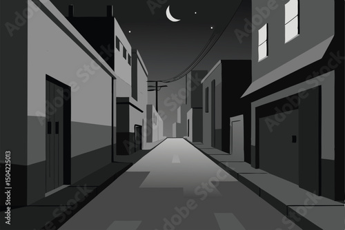 street in night