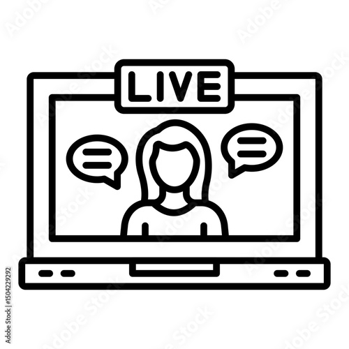 Live streaming Icon