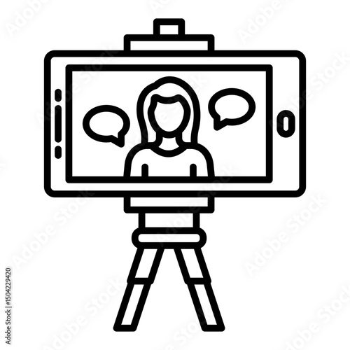 Vlogging Icon