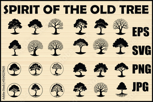 Mystic Tree Emblems & Nature Icons