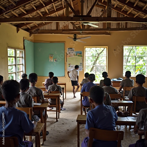 Students Learning Together in Classroom Environment for Education and Development