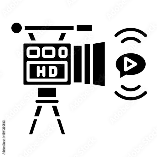 Live streaming Icon
