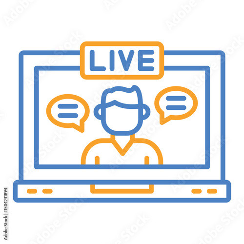 Live streaming Icon