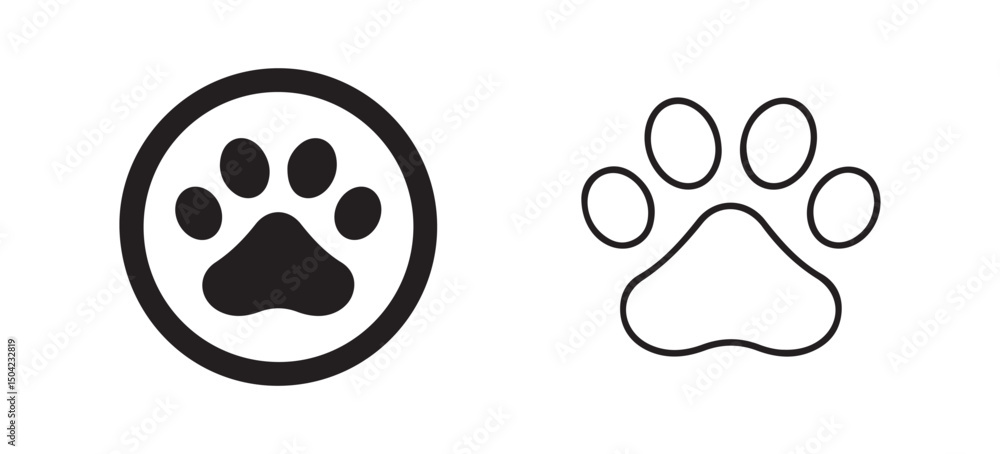 paw print icon paw print icon