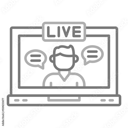 Live streaming Icon