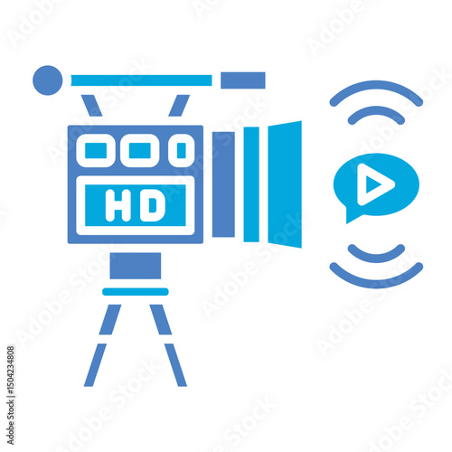 Live streaming Icon